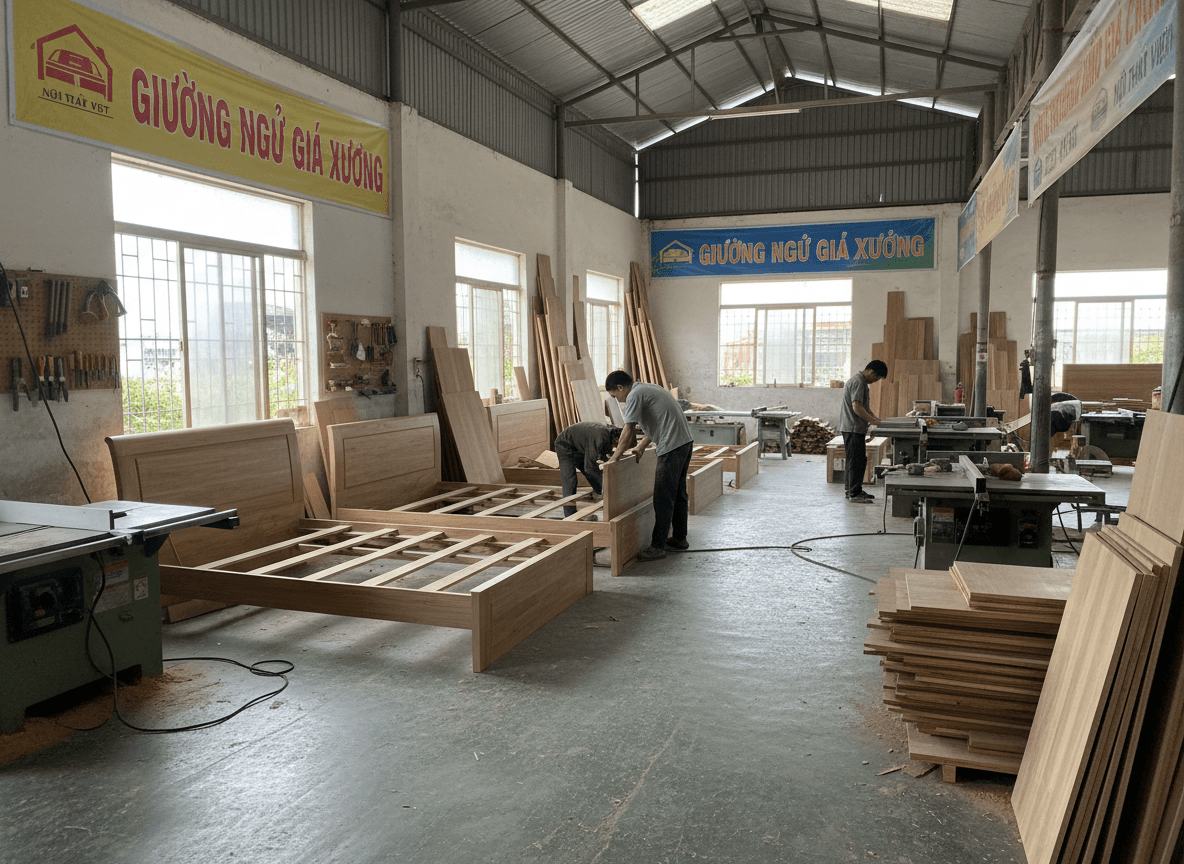 Xuong San Xuat Giuong Ngu 5